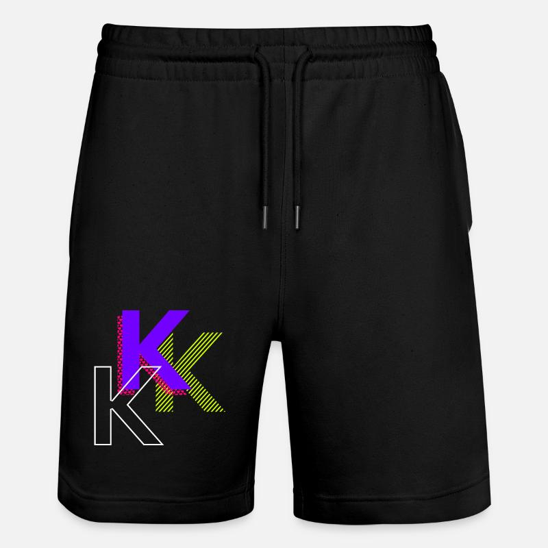 k - Progettazione di graffiti - Pantaloncini da jogger ecologici unisex Trainer di Stanley/Stella - nero