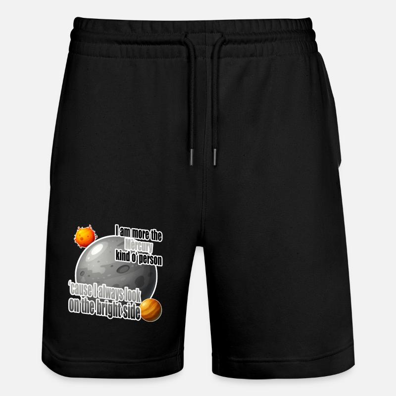 Je suis plutôt du genre Mercure - Short de jogging bio TRAINER Stanley/Stella unisexe - noir