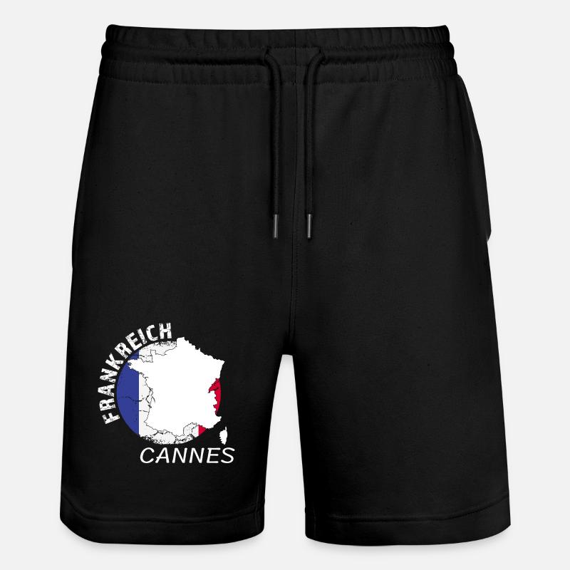 Cannes - Short de jogging bio TRAINER Stanley/Stella unisexe - noir