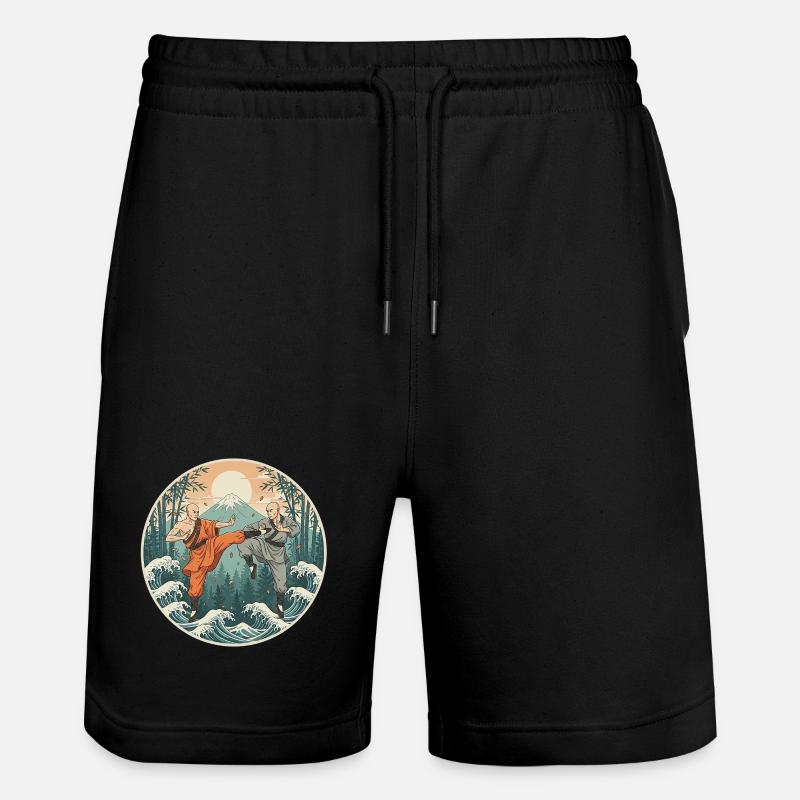 Arts martiaux de Kung Fu - Short de jogging bio TRAINER Stanley/Stella unisexe - noir