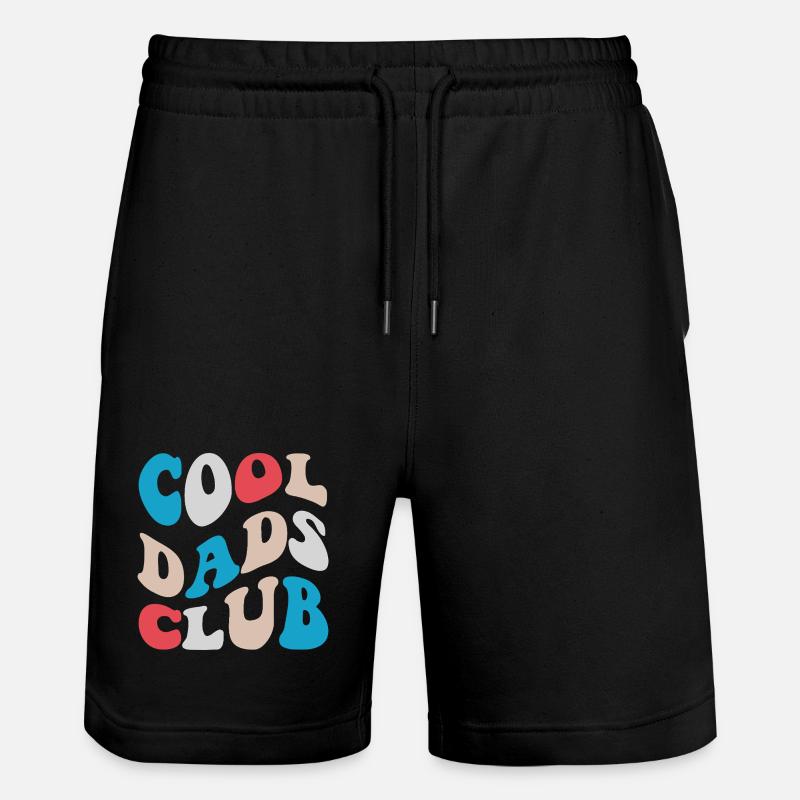 Cool Dads Club Style Rétro 2026 - Short de jogging bio TRAINER Stanley/Stella unisexe - noir