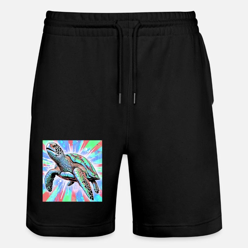 tortue - Short de jogging bio TRAINER Stanley/Stella unisexe - noir