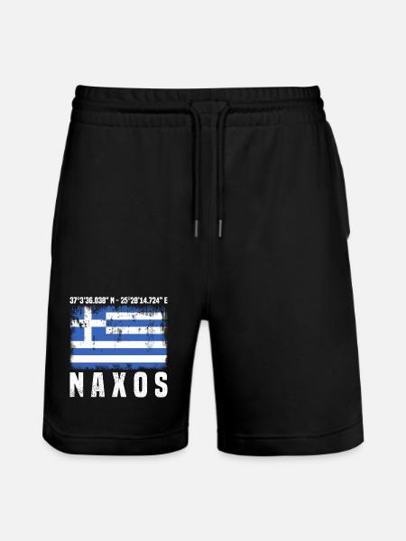 Naxos Coordinates - Stanley/Stella Trainer Unisex Organic Jogging Shorts - black