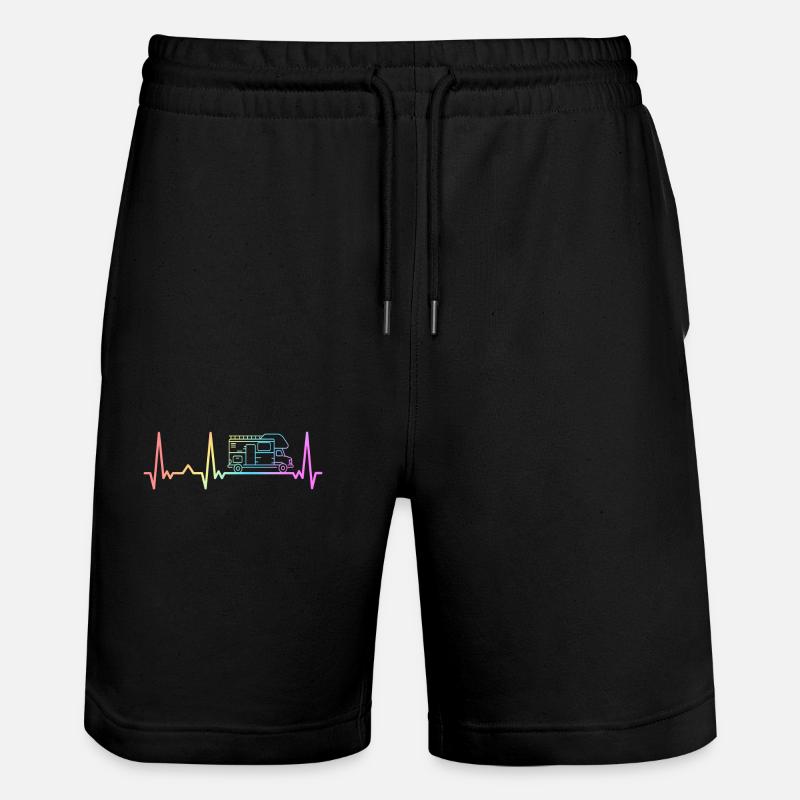 Camping Caravane Camper Camping-car - Short de jogging bio TRAINER Stanley/Stella unisexe - noir