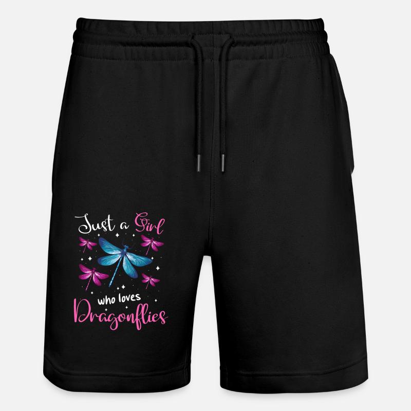 Libellule Libellules Insectes Nature - Short de jogging bio TRAINER Stanley/Stella unisexe - noir