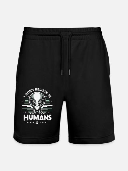 Alien UFO Aliens Außerirdischer - Short de jogging bio TRAINER Stanley/Stella unisexe - noir