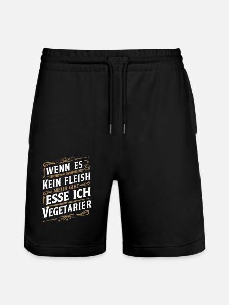 Sarcasm Irony Funny Sarcastic Sayings - Stanley/Stella Trainer Unisex Organic Jogging Shorts - black