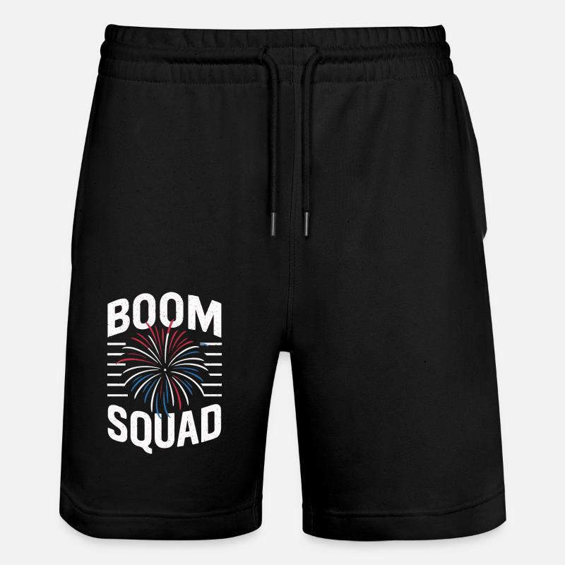 Pyrotechnics Fireworks Pyrotechnics - Stanley/Stella Trainer Unisex Organic Jogging Shorts - black