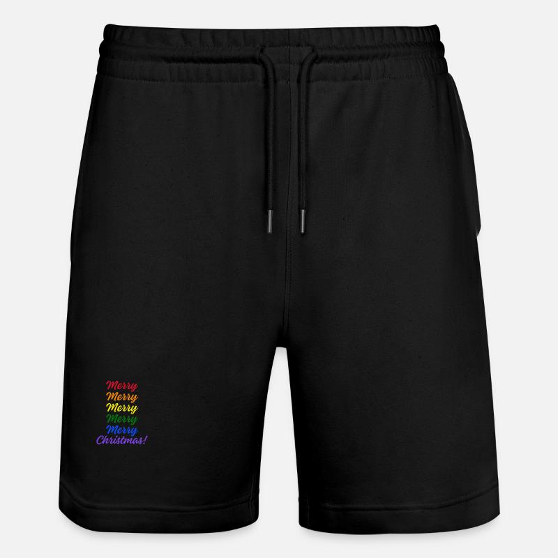 Joyeux Noël! Personnes LGBTQ - Short de jogging bio TRAINER Stanley/Stella unisexe - noir
