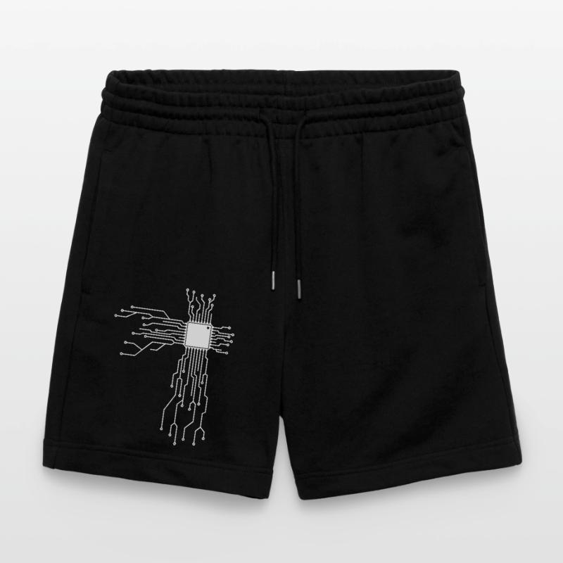 Electronics Technician - Programmer Board T-Shirt Stanley/Stella Trainer Unisex Organic Jogging Shorts