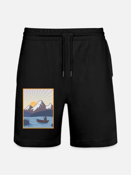 Wassersport - Stanley/Stella Unisex Bio Joggingshorts Trainer - Schwarz