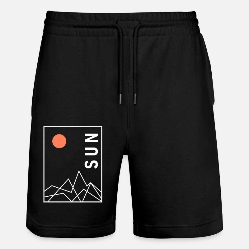 Conception abstraite - Short de jogging bio TRAINER Stanley/Stella unisexe - noir