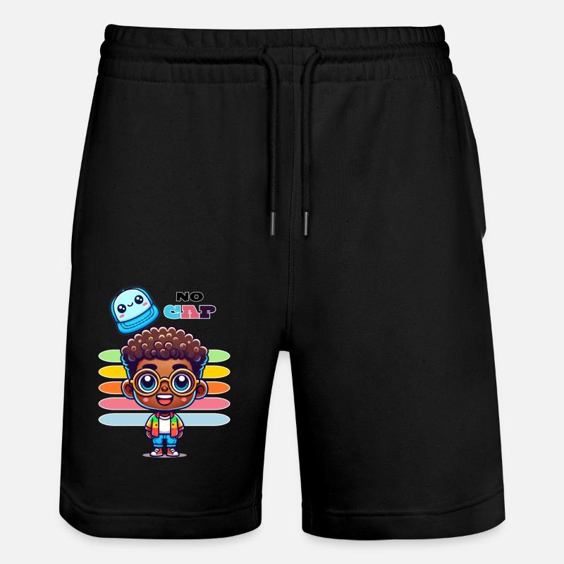 NESSUN TAPPO - Pantaloncini da jogger ecologici unisex Trainer di Stanley/Stella - nero