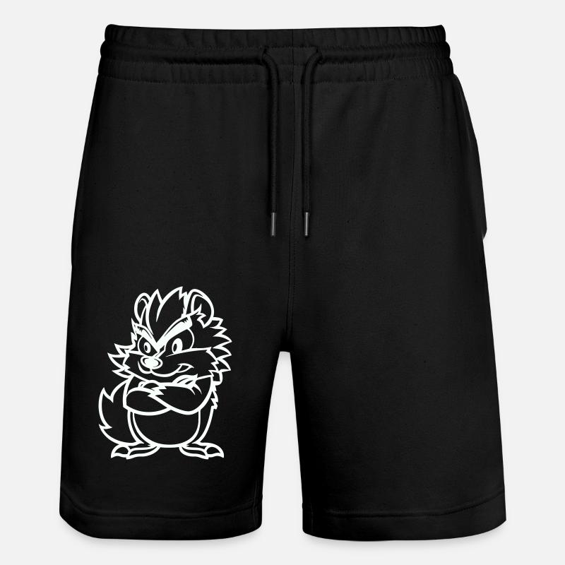 hérisson - Short de jogging bio TRAINER Stanley/Stella unisexe - noir