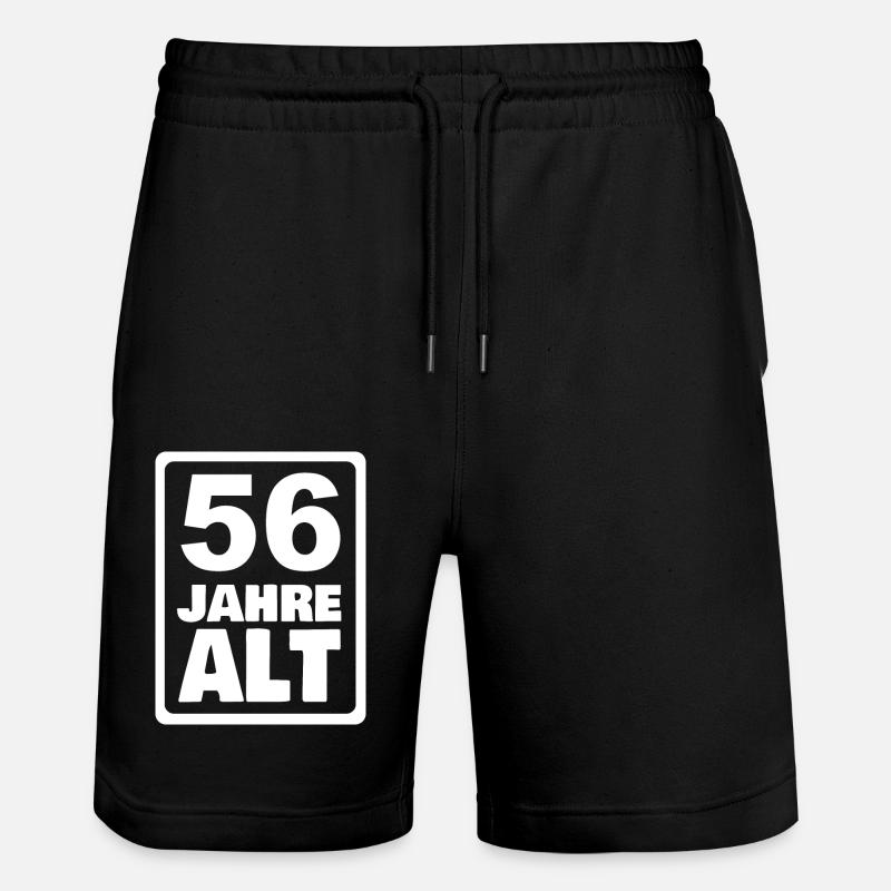56 - Short de jogging bio TRAINER Stanley/Stella unisexe - noir