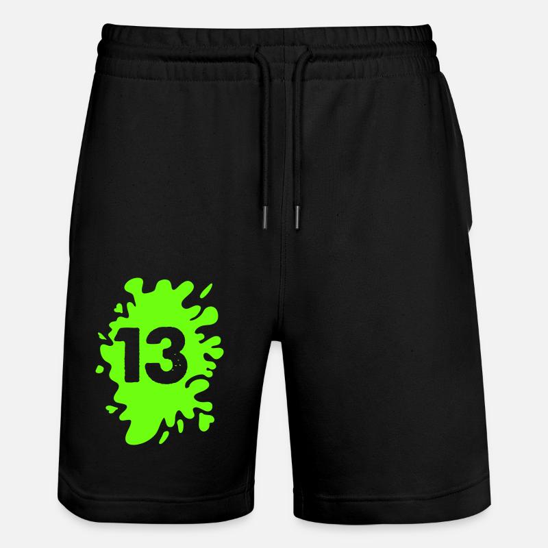 Blobs 13 - Short de jogging bio TRAINER Stanley/Stella unisexe - noir