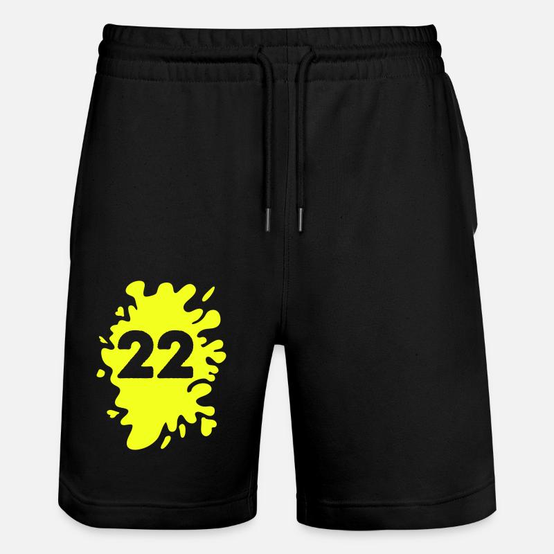 Blobs 22 - Short de jogging bio TRAINER Stanley/Stella unisexe - noir
