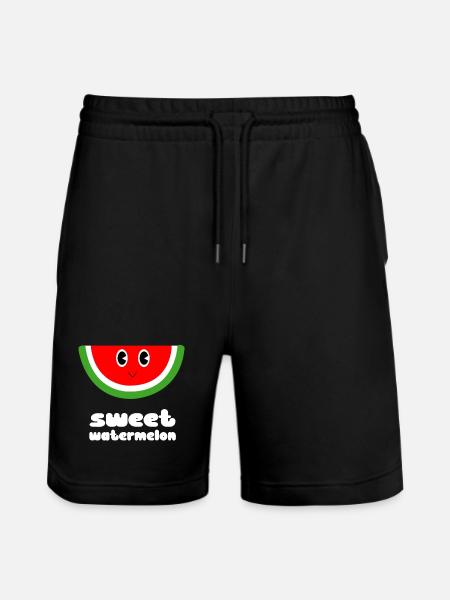Pastèque sucrée - Short de jogging bio TRAINER Stanley/Stella unisexe - noir