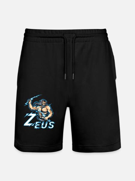 Zeus Mythologie grecque Graphique - Short de jogging bio TRAINER Stanley/Stella unisexe - noir