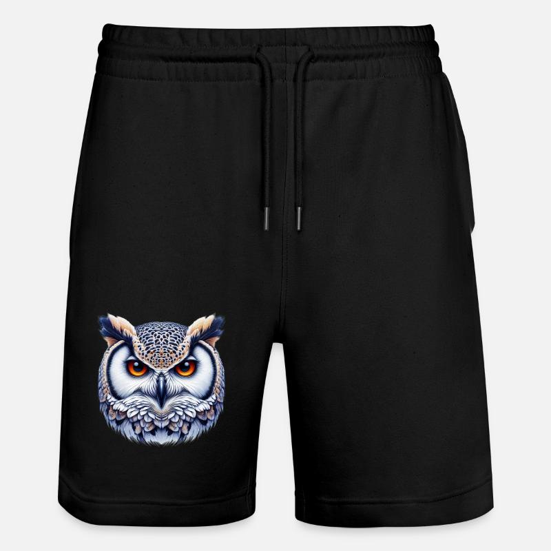 Hibou - Short de jogging bio TRAINER Stanley/Stella unisexe - noir