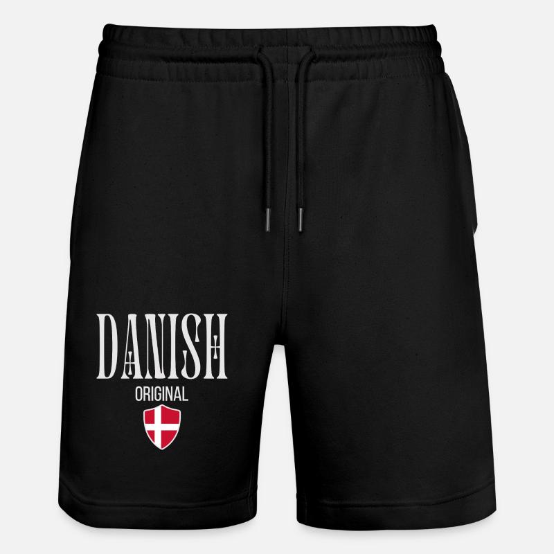 Danois original, fierté danoise - Short de jogging bio TRAINER Stanley/Stella unisexe - noir