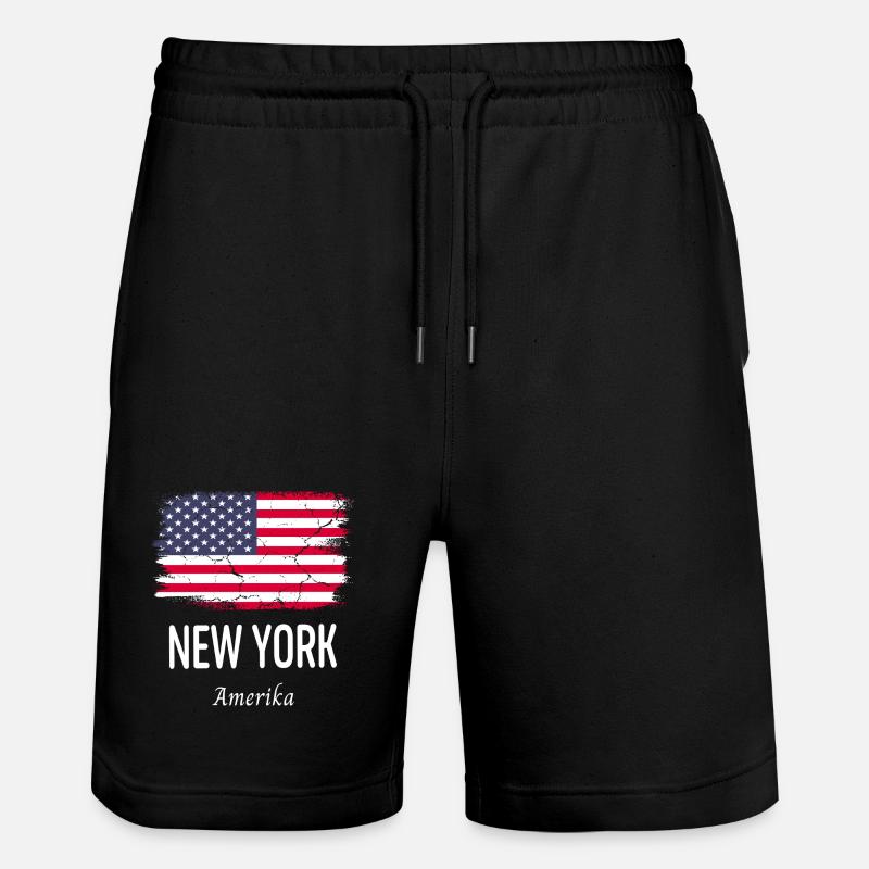 New York - Short de jogging bio TRAINER Stanley/Stella unisexe - noir