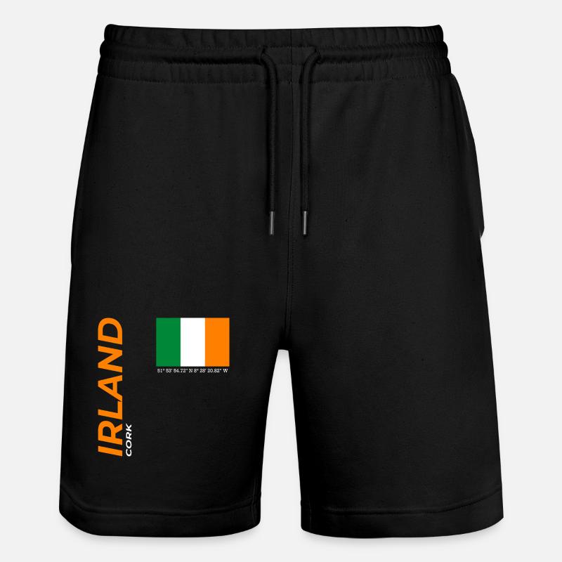 Cork - Stanley/Stella Unisex Bio Joggingshorts Trainer  - Schwarz