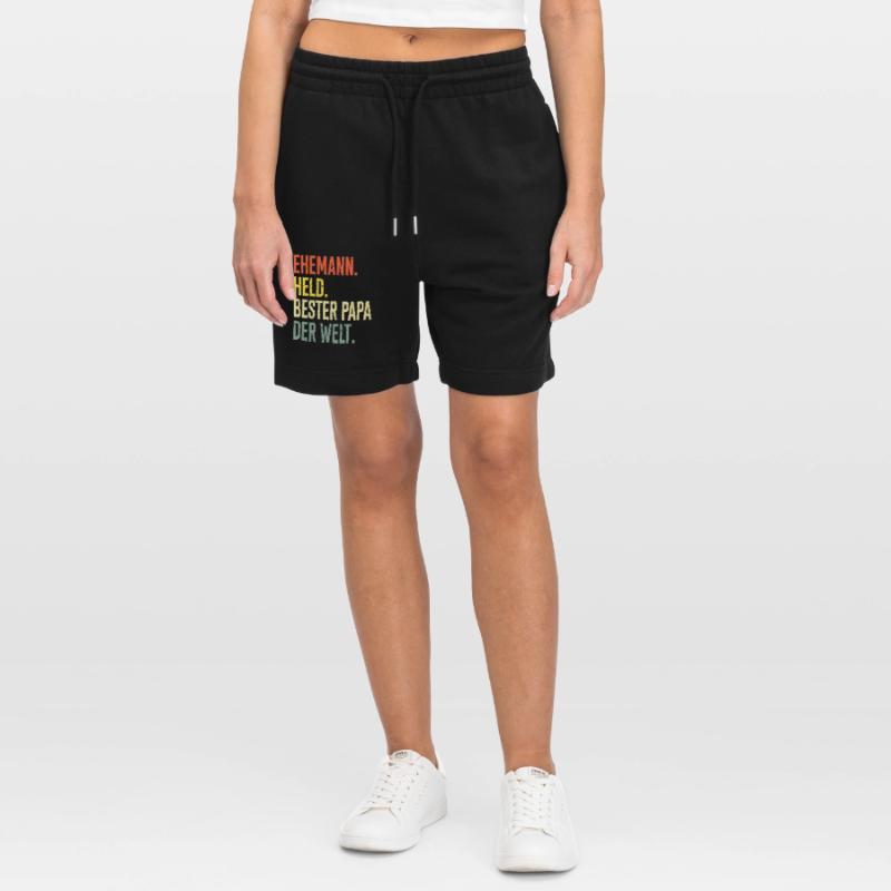 Held Papa Bester Ehemann Stanley/Stella Unisex Bio Joggingshorts Trainer 