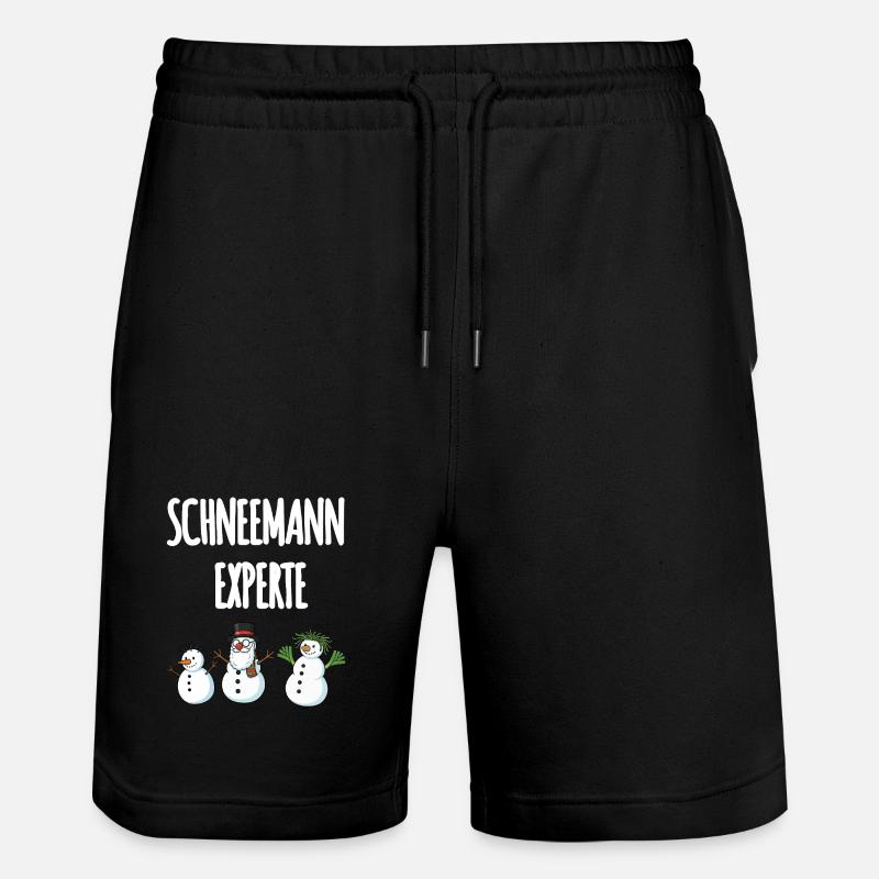 Expert en bonhommes de neige - Short de jogging bio TRAINER Stanley/Stella unisexe - noir