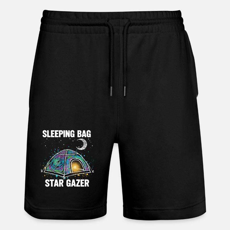 Sleeping Bag Star Gazer Tente Camping - Short de jogging bio TRAINER Stanley/Stella unisexe - noir