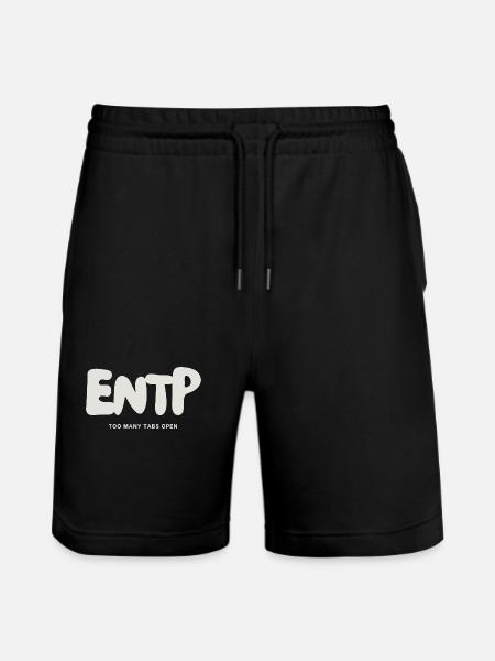 ENTP MBTI Myers Briggs personlighed - Stanley/Stella Trainer økologiske unisex joggingshorts - sort
