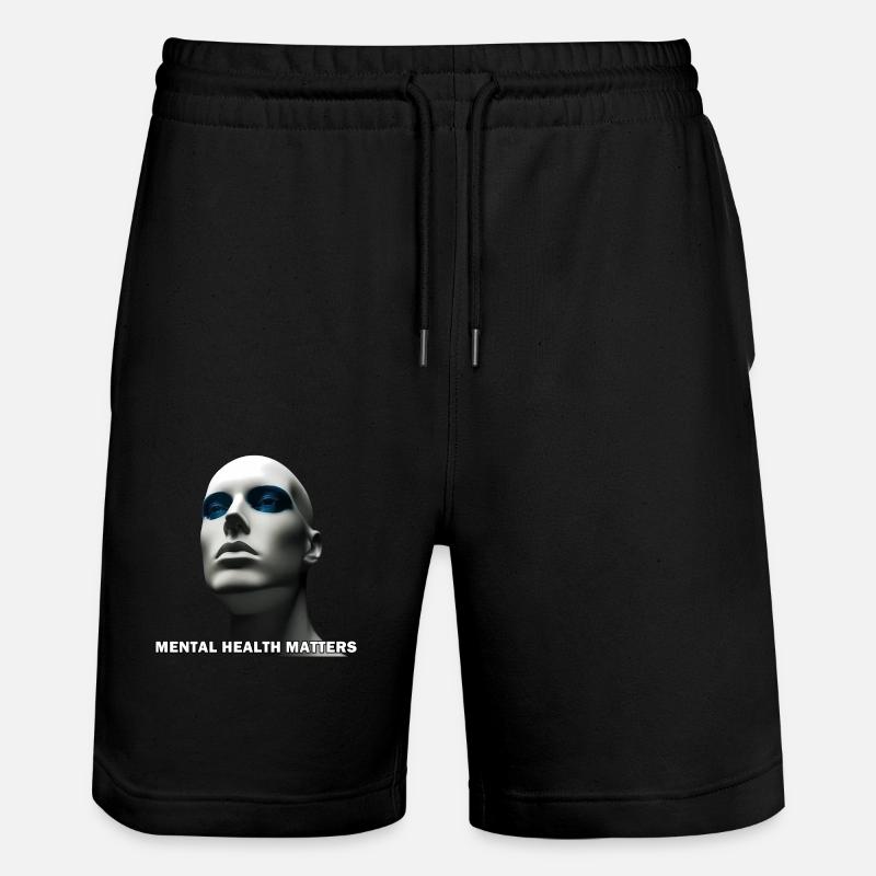 Bless you - Stanley/Stella Trainer Unisex Organic Jogging Shorts - black
