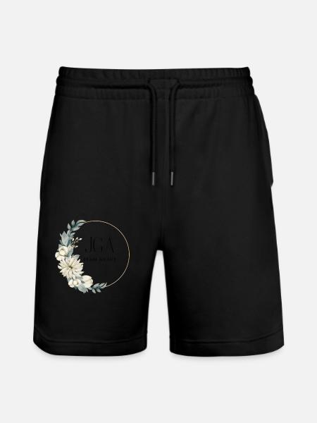 Team Braut - Stanley/Stella Unisex Bio Joggingshorts Trainer - Schwarz
