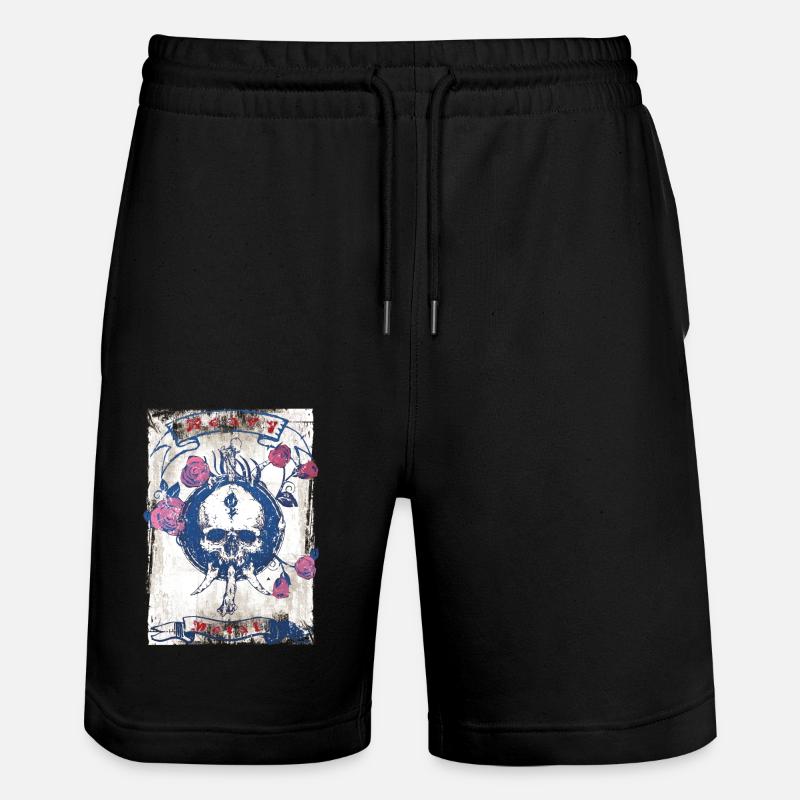 Heavy Rock Musique Rock - Short de jogging bio TRAINER Stanley/Stella unisexe - noir