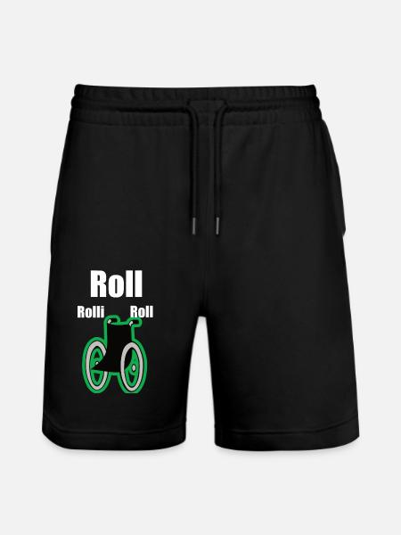Rollstuhl - Stanley/Stella Unisex Bio Joggingshorts Trainer  - Schwarz