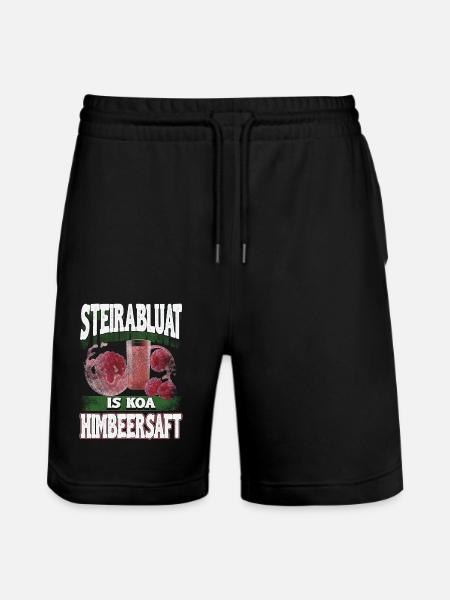 Steirablut – Strong like the real Styrian spirit - Stanley/Stella Trainer Unisex Organic Jogging Shorts - black