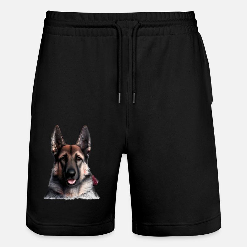 Propriétaire de chiot berger allemand - Short de jogging bio TRAINER Stanley/Stella unisexe - noir