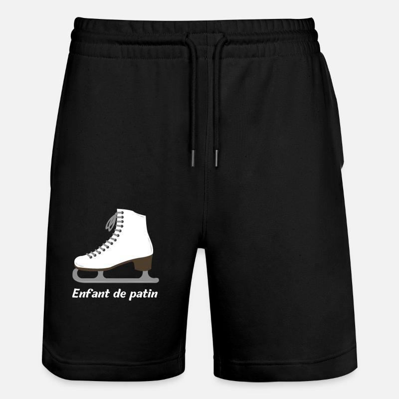 LOGO Enfant de patin - Short de jogging bio TRAINER Stanley/Stella unisexe - noir