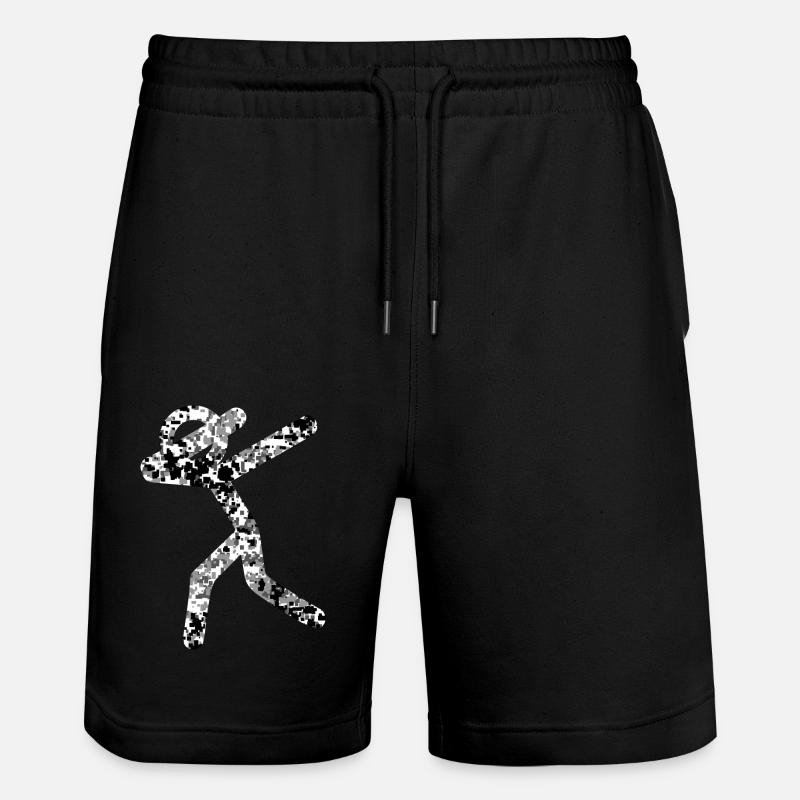 Dabbin - Short de jogging bio TRAINER Stanley/Stella unisexe - noir