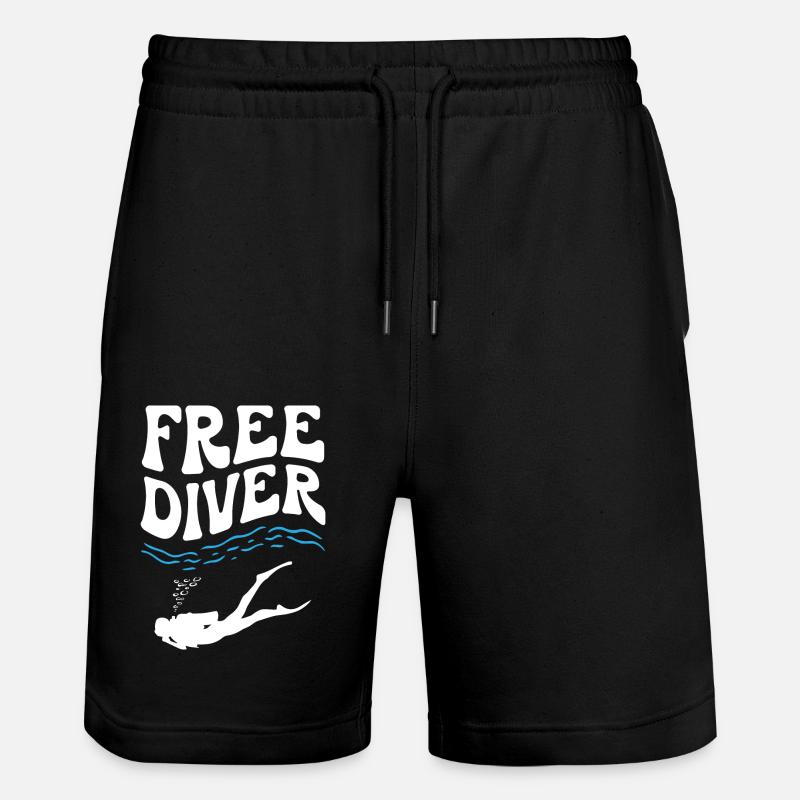 Apnéiste - Short de jogging bio TRAINER Stanley/Stella unisexe - noir