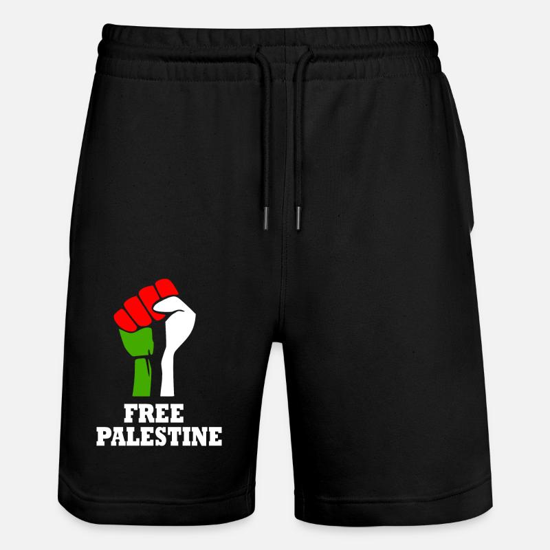 Free palestine - Short de jogging bio TRAINER Stanley/Stella unisexe - noir