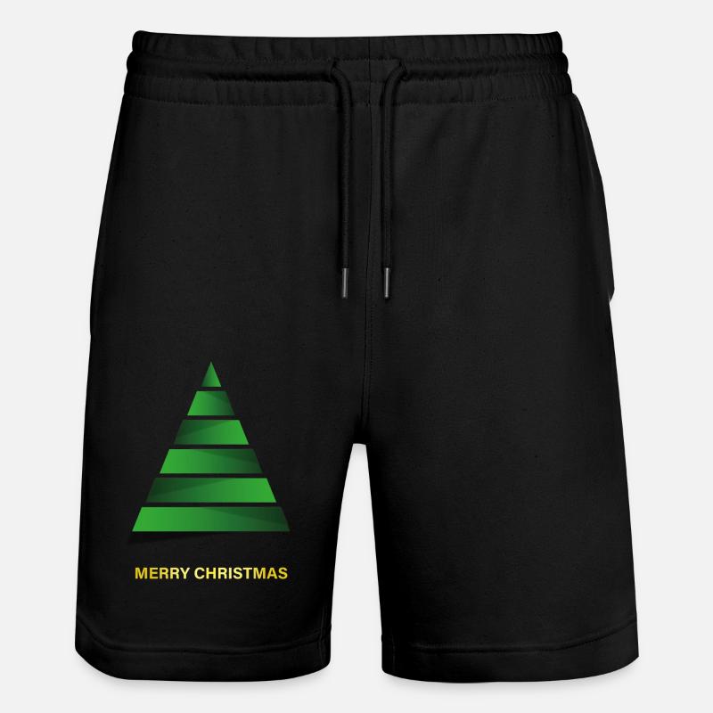 Joyeux sapin de Noël - Short de jogging bio TRAINER Stanley/Stella unisexe - noir