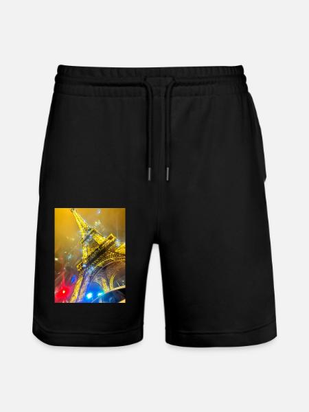 My Design - Stanley/Stella Unisex Bio Joggingshorts Trainer - Schwarz
