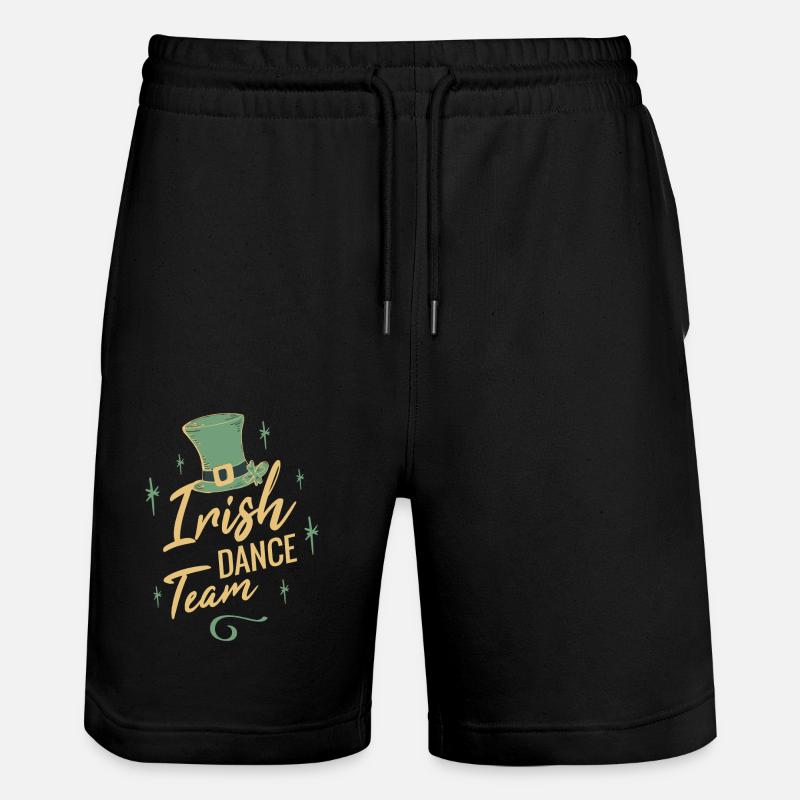 Irish Dance Team - Stanley/Stella Unisex Bio Joggingshorts Trainer  - Schwarz