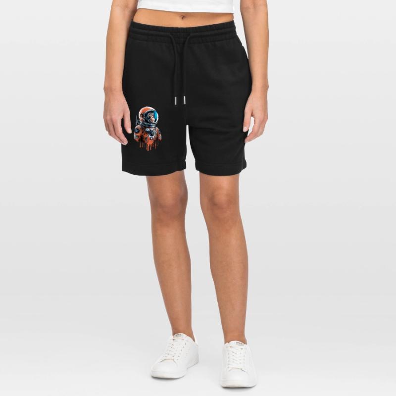 Le singe de l’espace explore l’univers Short de jogging bio TRAINER Stanley/Stella unisexe