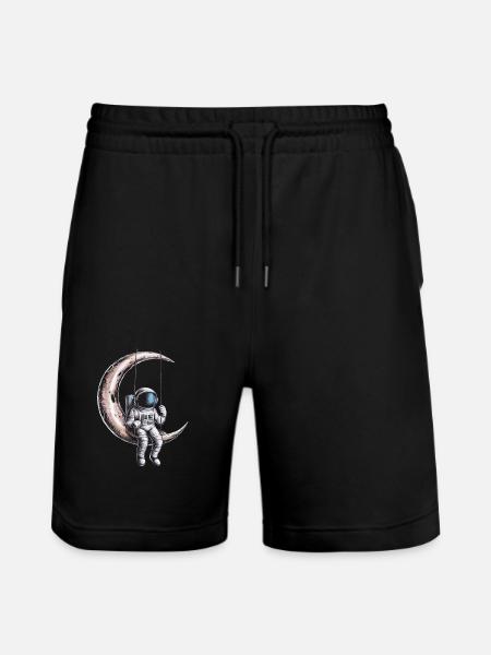 Aventure d’astronaute Moon Swing - Short de jogging bio TRAINER Stanley/Stella unisexe - noir