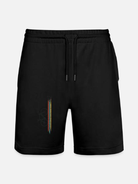 Gravelcykel til cykelentusiaster - Stanley/Stella Trainer økologiske unisex joggingshorts - sort