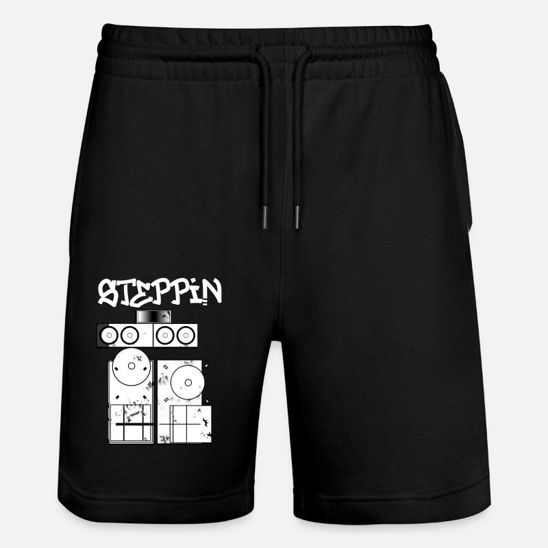 Soundsystem Steppin - Stanley/Stella Unisex Bio Joggingshorts Trainer  - Schwarz