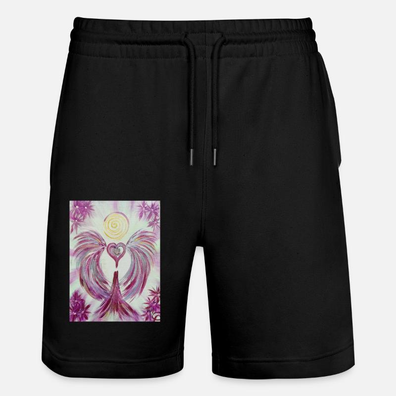 Herzengel Kosmisches Potential - Stanley/Stella Unisex Bio Joggingshorts Trainer  - Schwarz