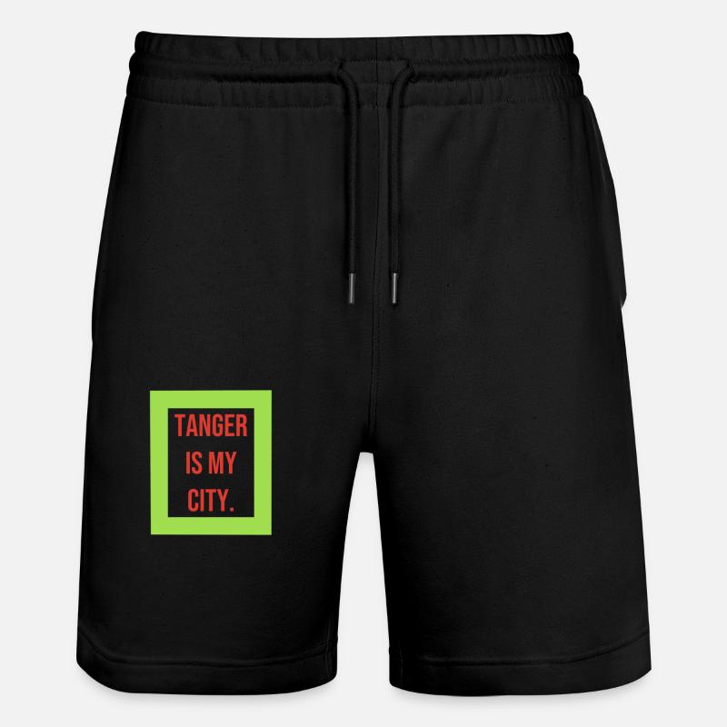 Tanger Maroc Souvenir - Short de jogging bio TRAINER Stanley/Stella unisexe - noir